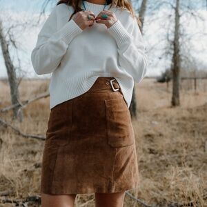 Genuine Suede Women's Skirt size US 2